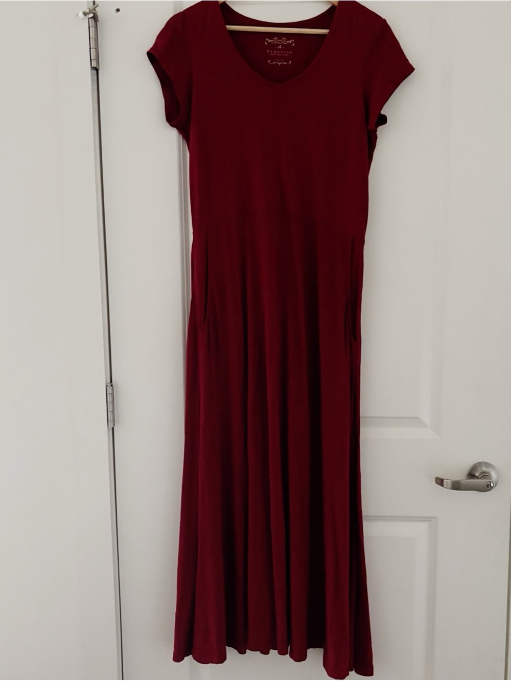 Peruvian Connection Hannah Maxi Dress Modal Pima Cotton Large